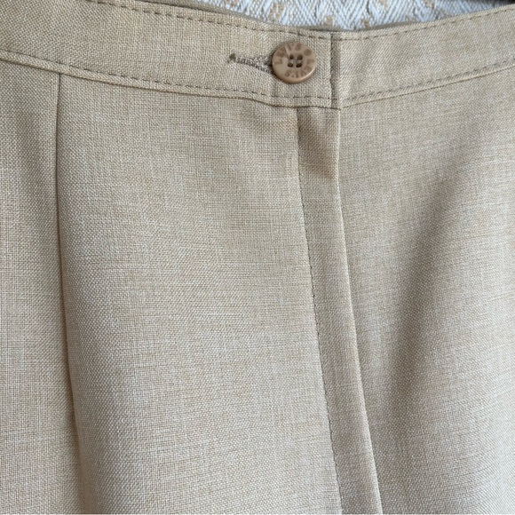 Vintage Levi Strauss & Co. Polyester A-line Skirt with Pockets 80s Teacher Wear - Picture 3 of 14